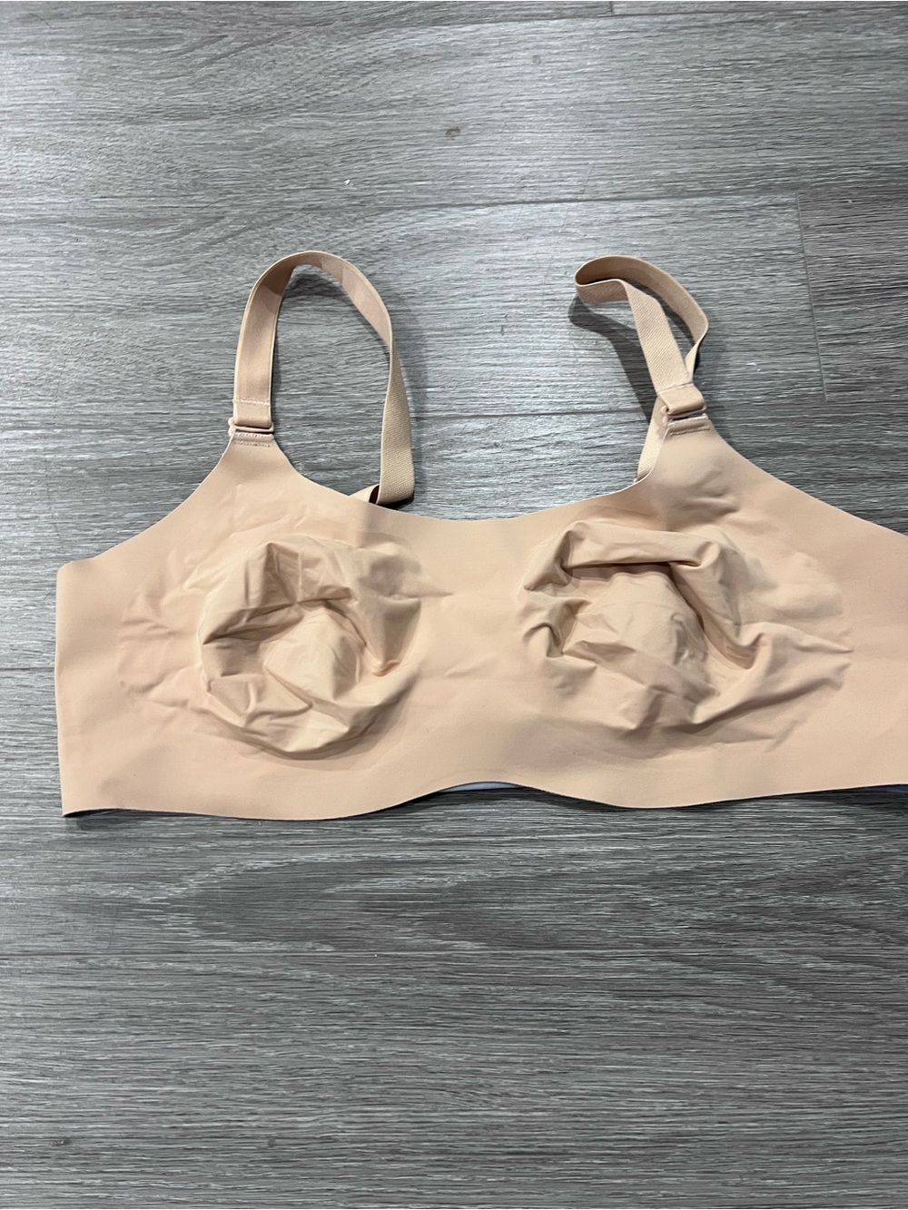 Knix Evolution Bra 5 Seamless Nude Wireless Bra with Adjustable Straps